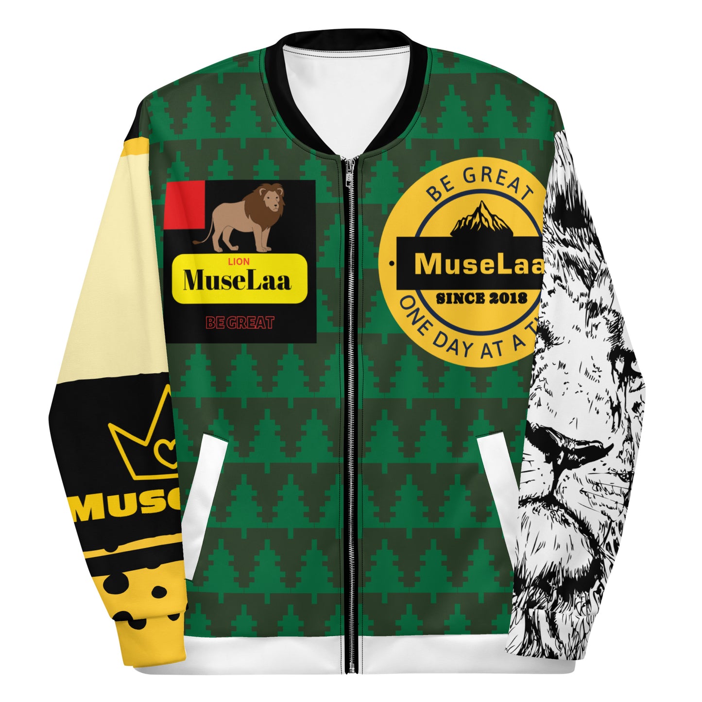 King MuseLaa Lion Bomber Jacket