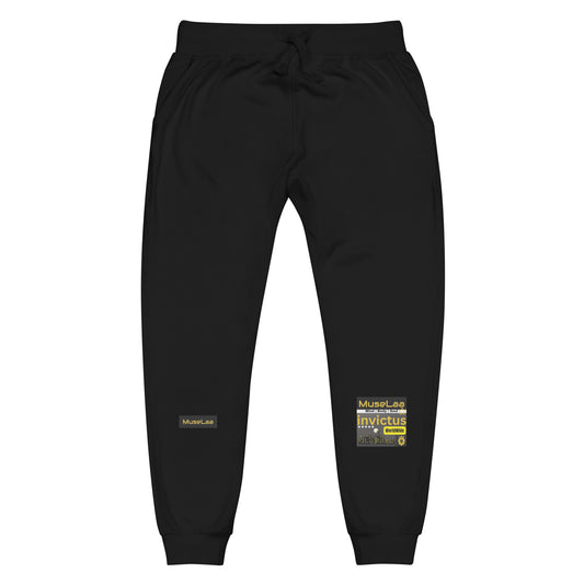 MuseLaa unconquerable or undefeated fleece sweatpants