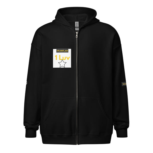 I'm Grinding | MuseLaa 1Luv heavy blend zip hoodie