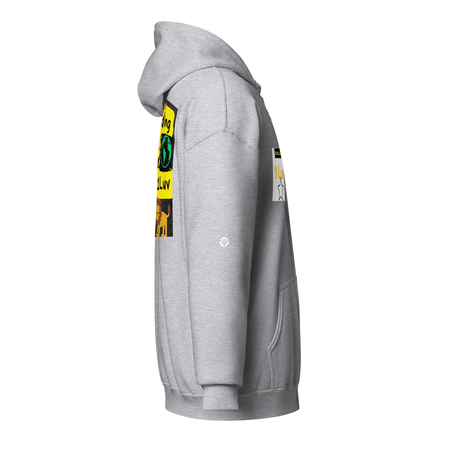 I'm Grinding | MuseLaa 1Luv heavy blend zip hoodie