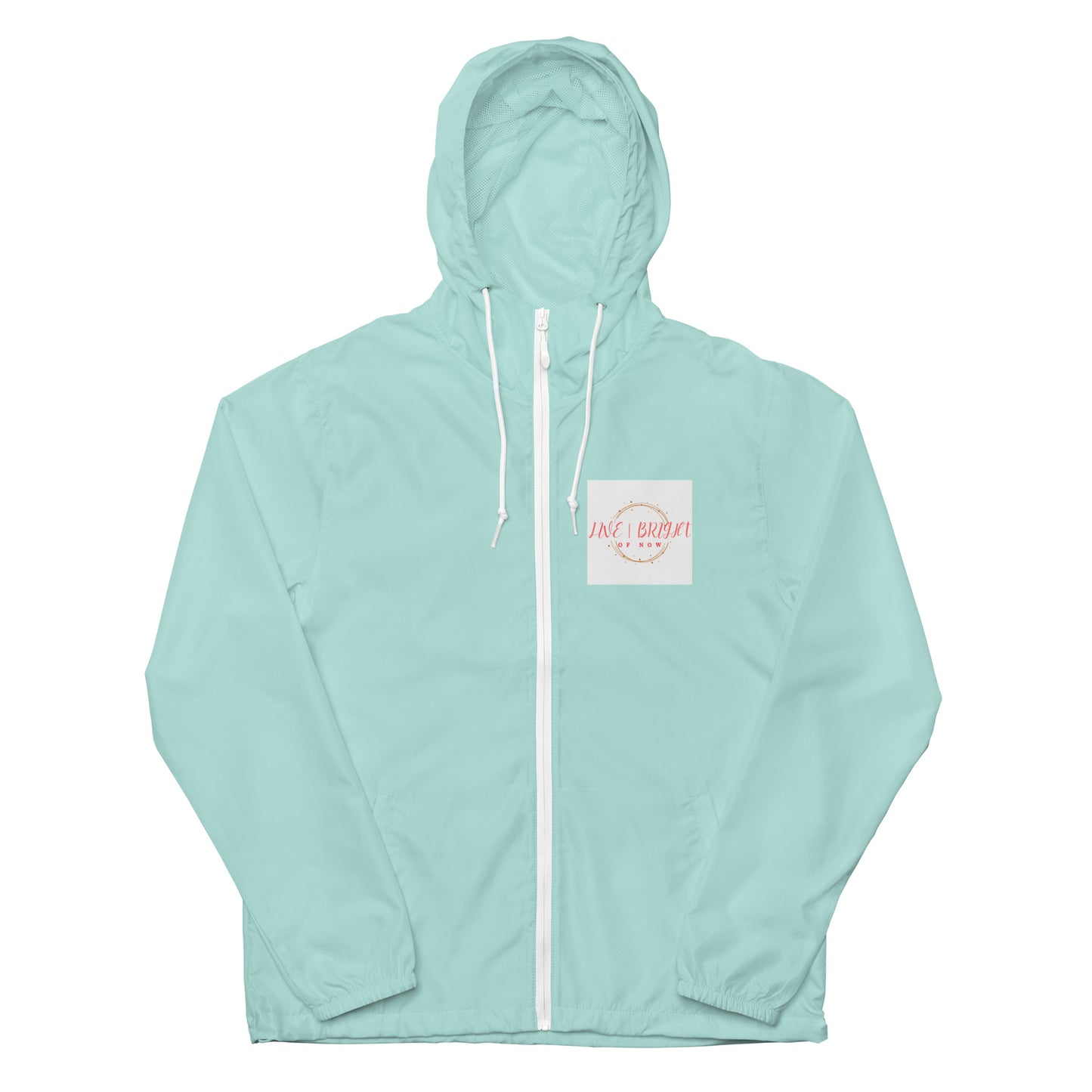 Live Bright Of Now lightweight zip up windbreaker