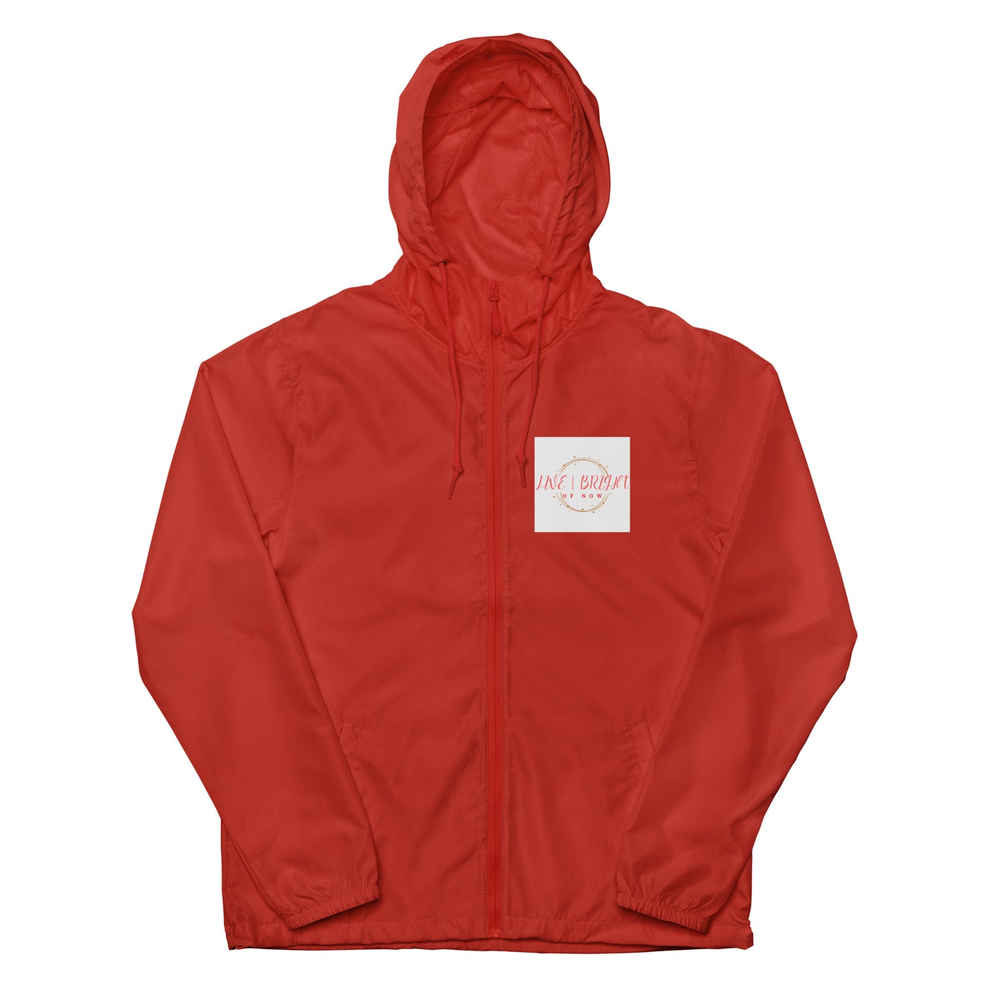 Live Bright Of Now lightweight zip up windbreaker